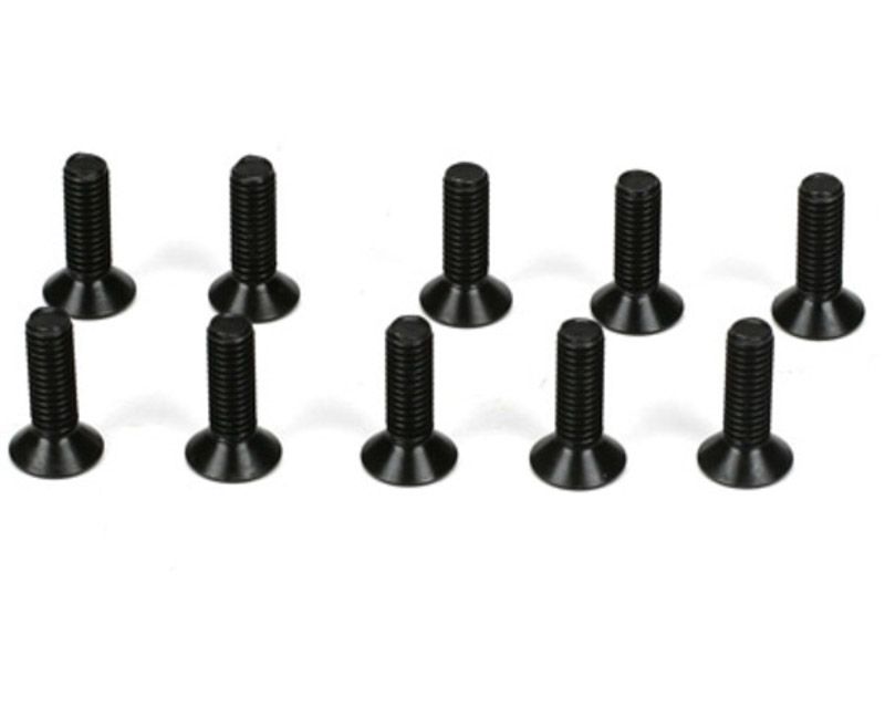 Team Losi Racing TLR5962 M3x10mm FHCS Flat Head Cap Screws (10) (5962)