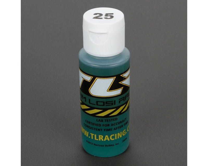 Team Losi Racing TLR74004 Silicone Shock Oil 25wt 2 oz (74004)