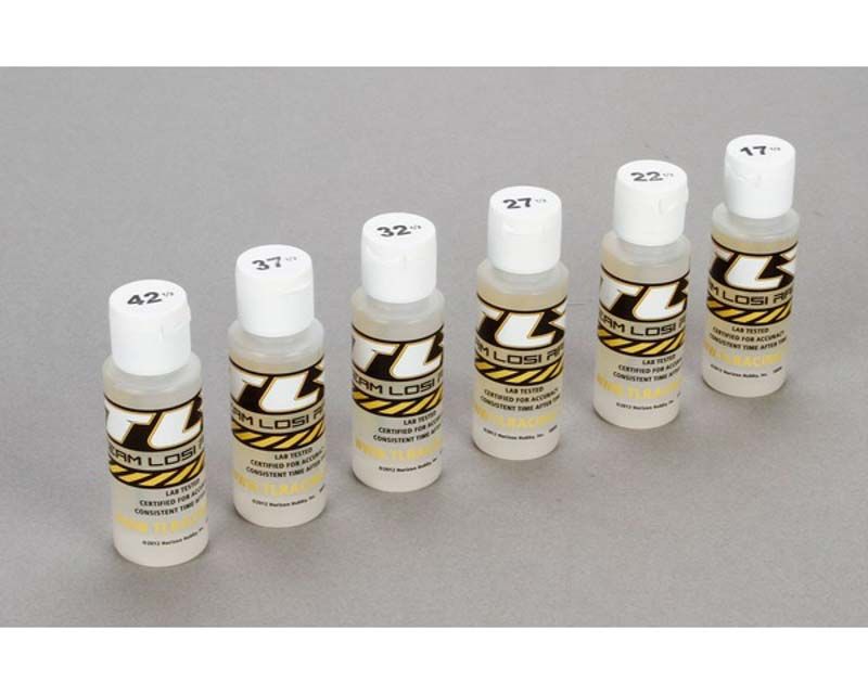 Team Losi Racing TLR74019 Shock Oil 6pk 17.5 22.5 27.5 32.5 37.5 42.5 2oz (74019)