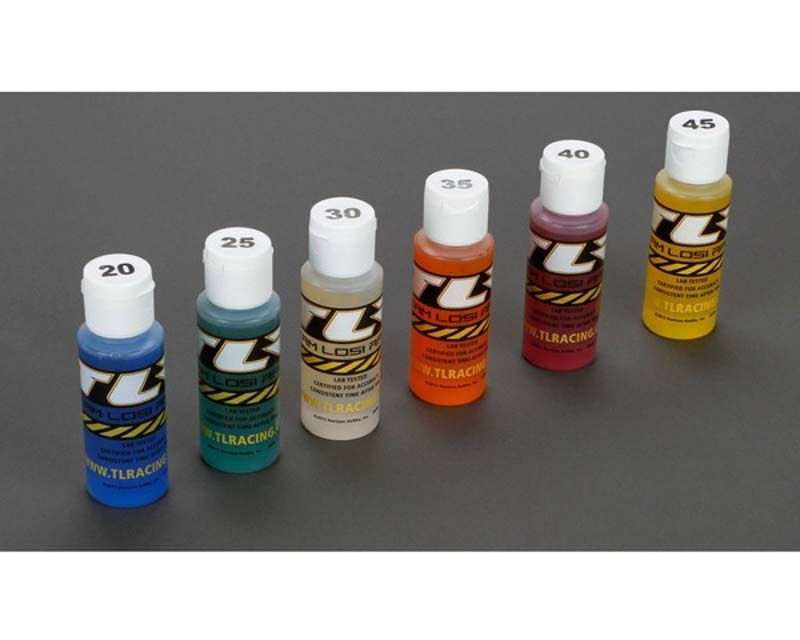 Team Losi Racing TLR74020 Shock Oil 6pk 20 25 30 35 40 45 2oz (74020)