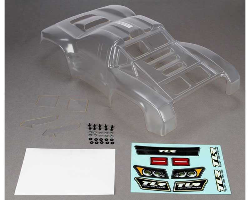 Team Losi Racing TLR8061 Hi Performance Body Precut: 22SCT/2.0/SCTE (Clear) (8061)
