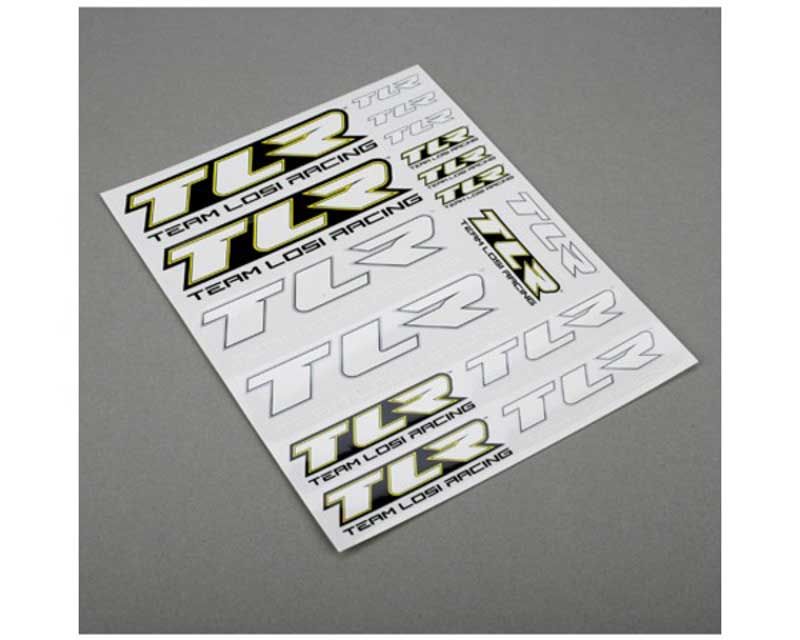 Team Losi Racing TLR8300 TLR Sticker Sheet (8300)