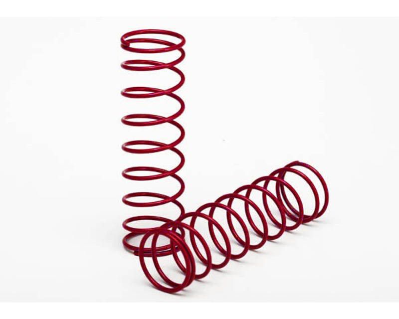 Traxxas 3758R Springs Front Red (2) (3758R)