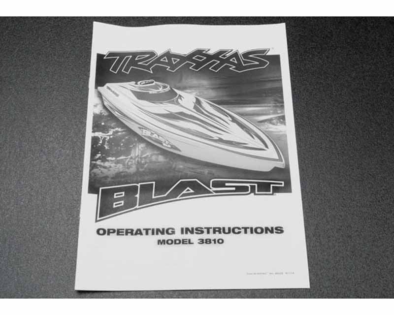 Traxxas 3899X Owner's Manual Blast (3899X)