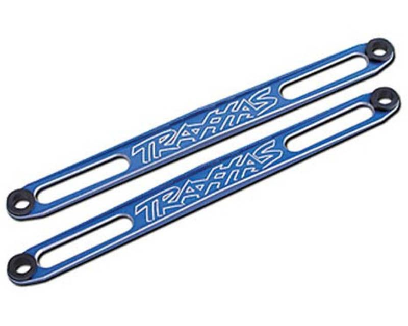 Traxxas 3923X Hold Downs Battery Adhesive Foam Battery (Blue-Anodized) (2 Pcs) (3923X)