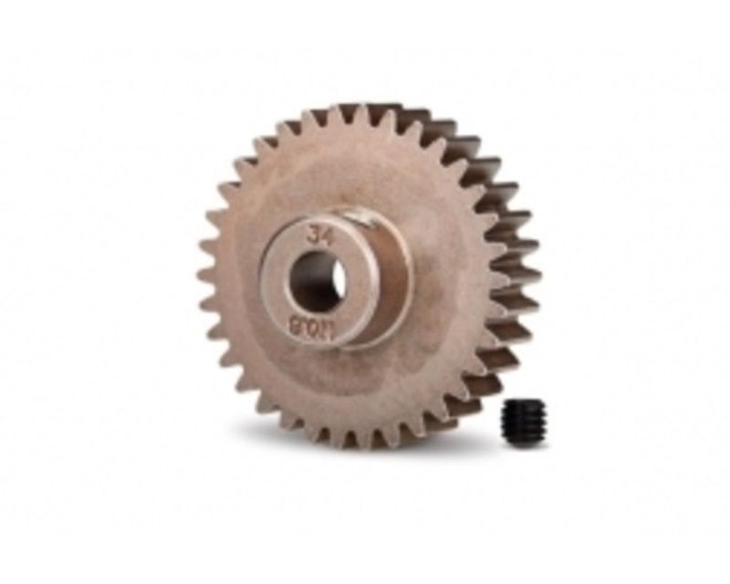 Traxxas 5639 GEAR - 34-T PINION (32-P) (STEEL)/ SET SCREW (5639)
