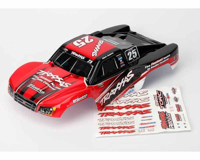 Traxxas 7084R Body Mark Jenkins #25 1/16 Slash (Painted Decals Applied) (7084R)