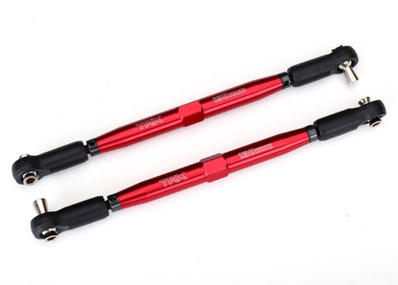 Traxxas 7748R Toe Links X-Maxx Tubes Red-Anodized 7075-T6 Aluminum Strong (7748R)