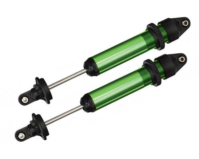 Traxxas 7761G Shocks GTX Aluminum Green-Anodized (2) (7761G)