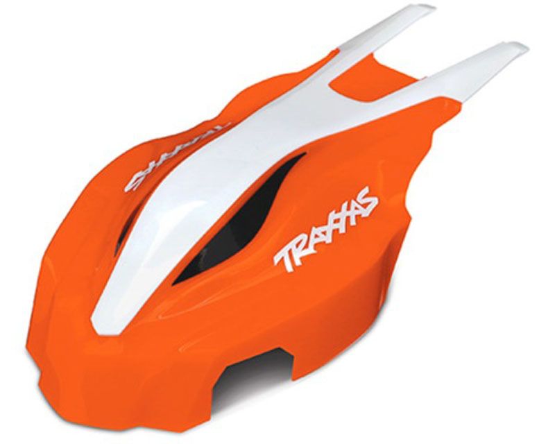 Traxxas 7915 Canopy Front Orange White A (7915)