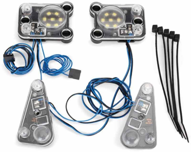 Traxxas 8027 LED Headlight/Tail Light Kit Fits #8011 Body Requires #8028 (8027)