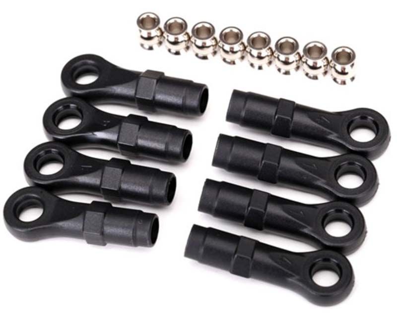 Traxxas 8149 Rod Ends Extended Standard (4) Angled (4) Hollow Balls (8) (8149)