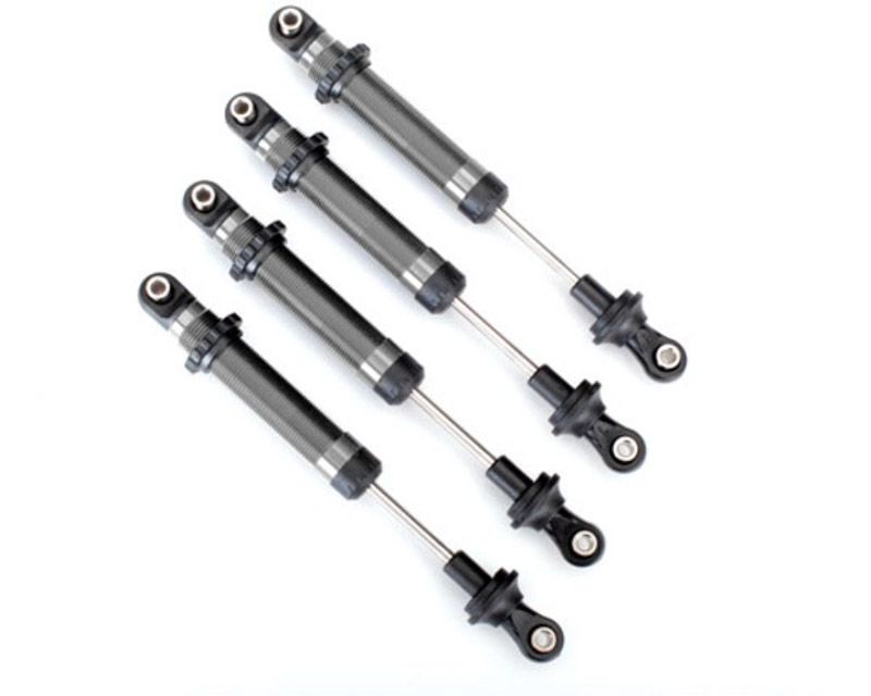 Traxxas 8160 Shocks GTS silver aluminum (assembled without springs) (4) (fo (8160)