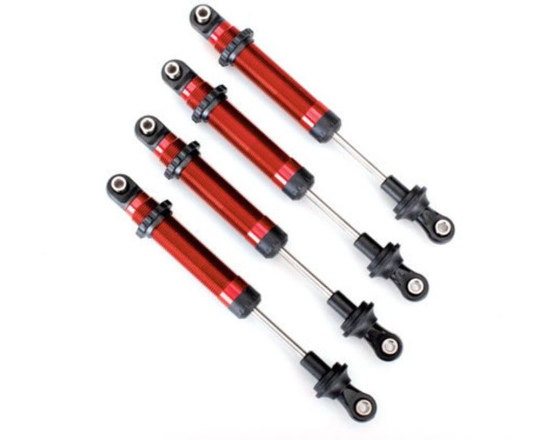 Traxxas 8160R Shocks GTS aluminum (red-anodized) (assembled without springs) (8160R)