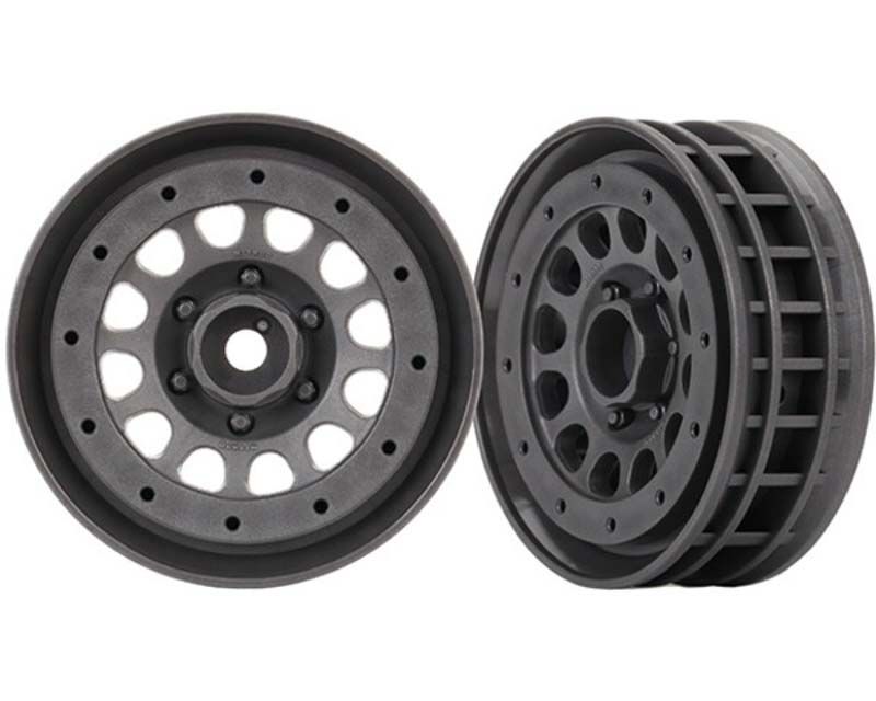 Traxxas 8173A Wheels Method 105 Beadlock Style (Charcoal Gray) (8173A)
