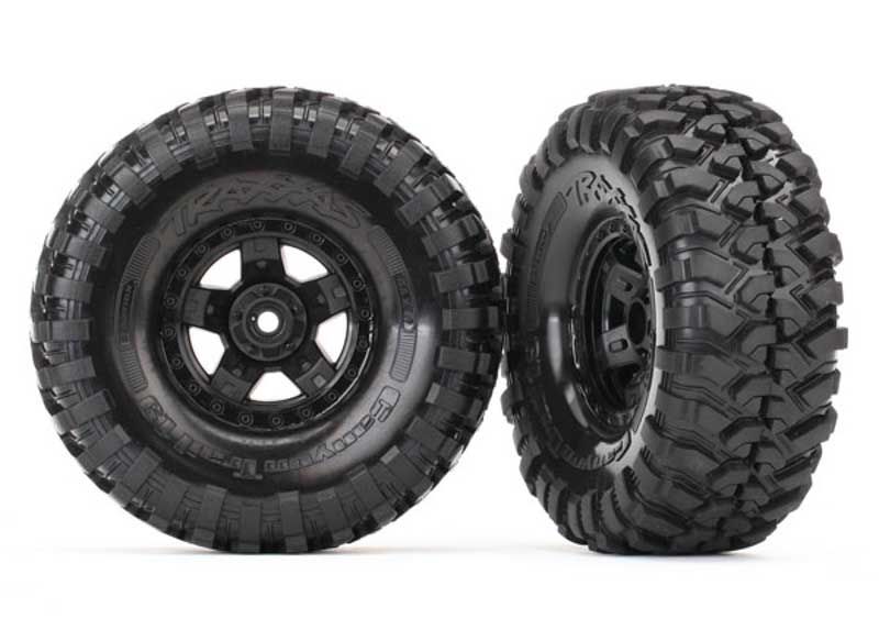 Traxxas 8179 Tires and Wheels - Assembled - Glued (Trx-4 Sport Wheels - Canyo (8179)