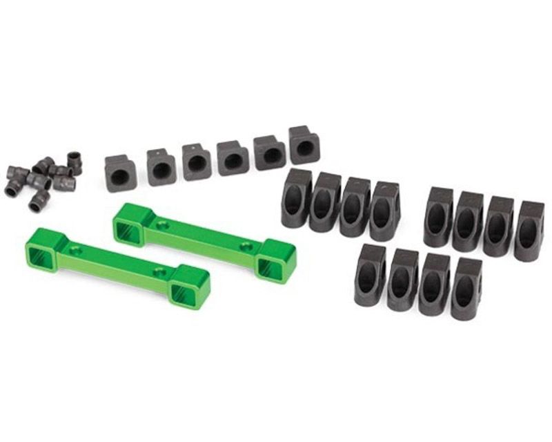 Traxxas 8334G Mounts Suspension Arms Aluminum Green-Anodized (8334G)