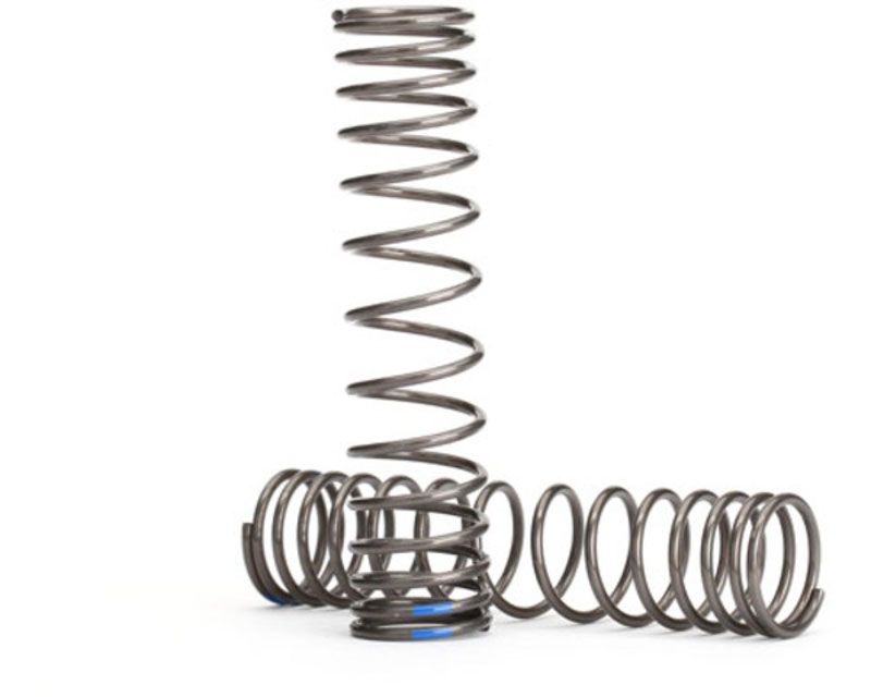 Traxxas 8441 Spring - Shock - +2 (Natural Finish) (Blue Stripe) (8441)