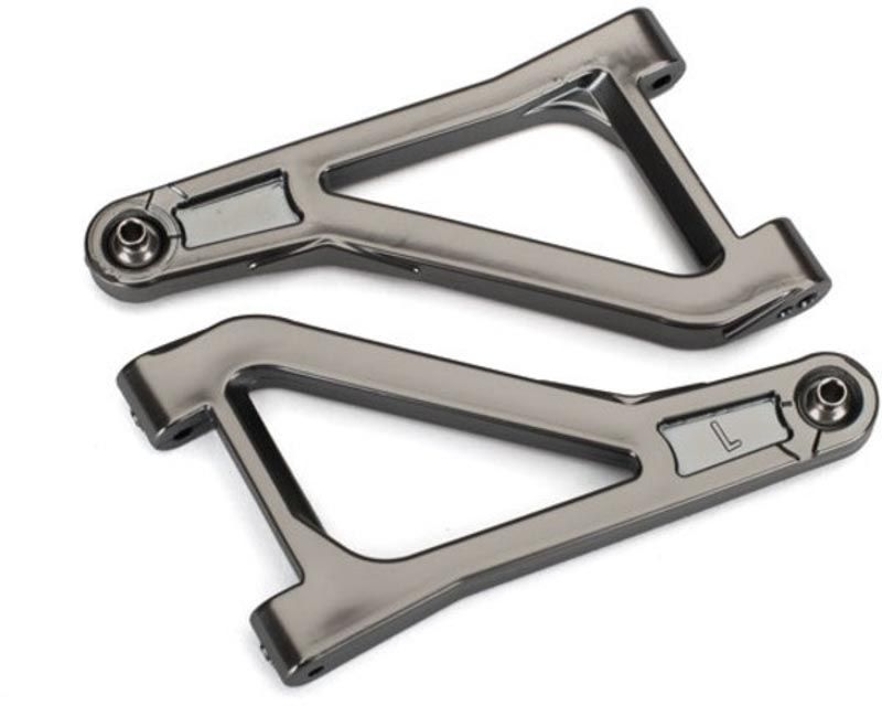 Traxxas 8531X Suspension Arms - Upper (Left and Right) (Satin Black Chrome-Pla (8531X)