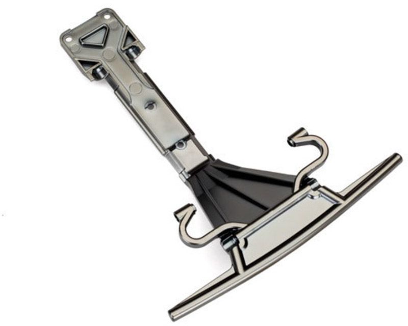 Traxxas 8537X Skidplate - Front (Plastic) (Satin Black Chrome-Plated) (8537X)