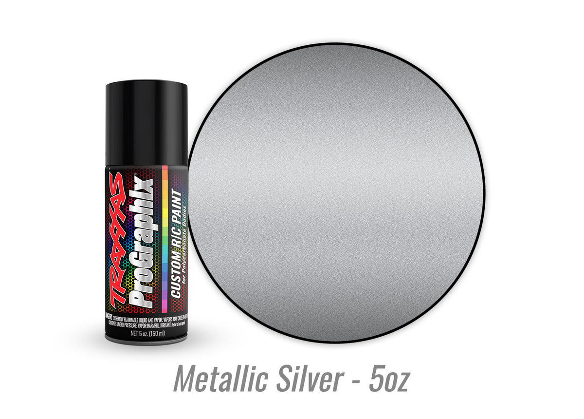 Traxxas 5073 Metallic Silver RC Body Paint