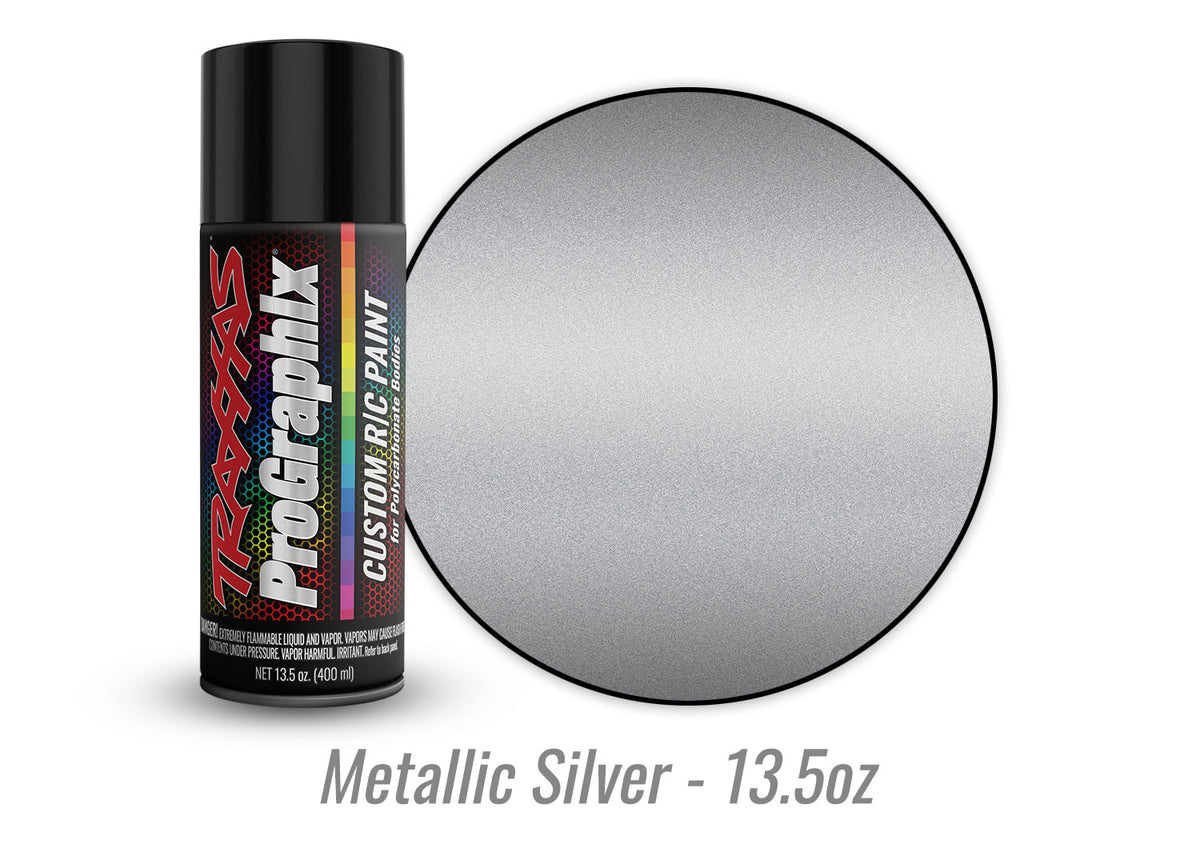 Traxxas 5073X Metallic Silver RC Body Paint