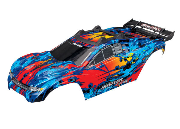 Traxxas 6717R Rustler 4x4 VXL Red Body