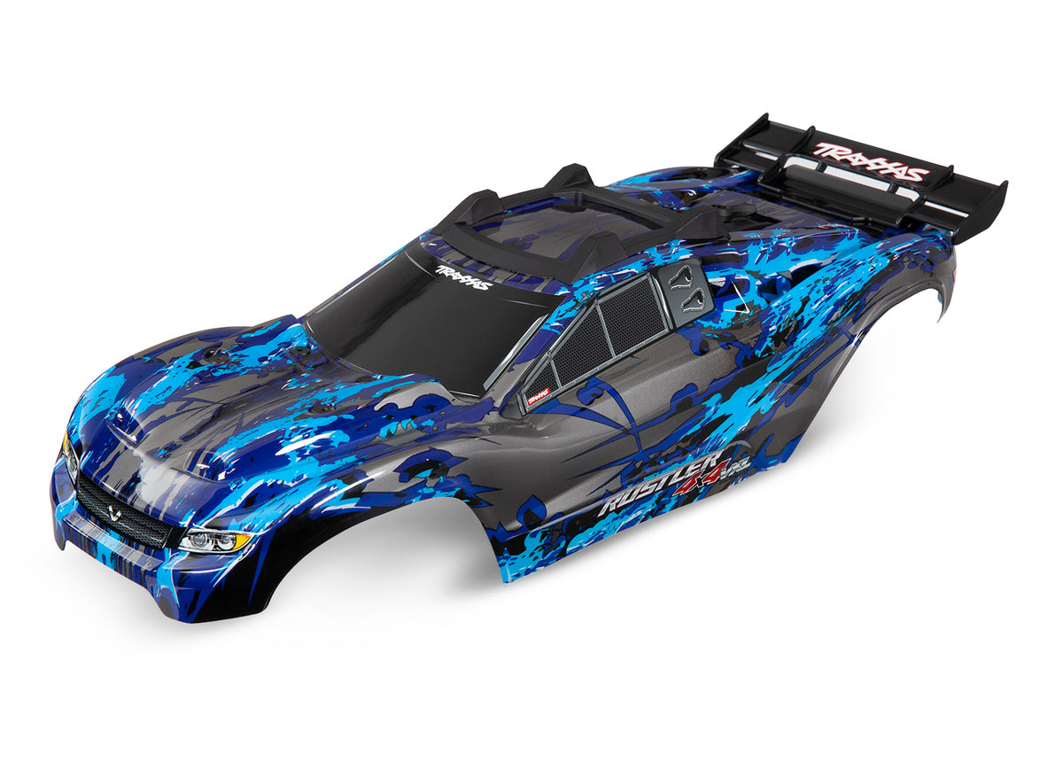 Traxxas 6717X Silver Rustler 4x4 VXL Body