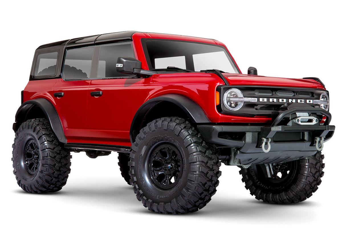 Traxxas 92076-4 1/10 TRX-4 Scale and Trail Crawler with 2021 Bronco Body - Red