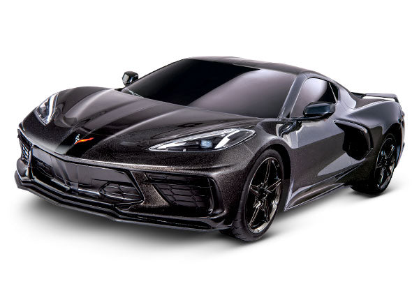 Traxxas 93054-4 4-Tec 3.0 Black C8 Corvette Stingray 1 /10 Scale RTR AWD On Road Car