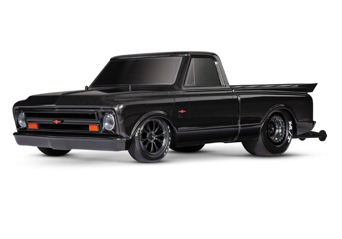Traxxas 9411A Midnight Black Chevrolet C10 Body for Drag Slash