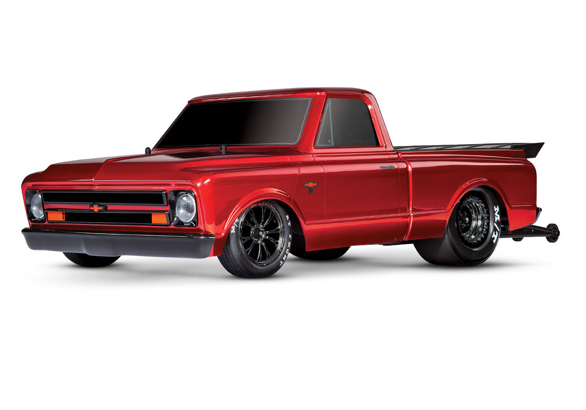 Traxxas 9411R Red Chevrolet C10 Body for Drag Slash