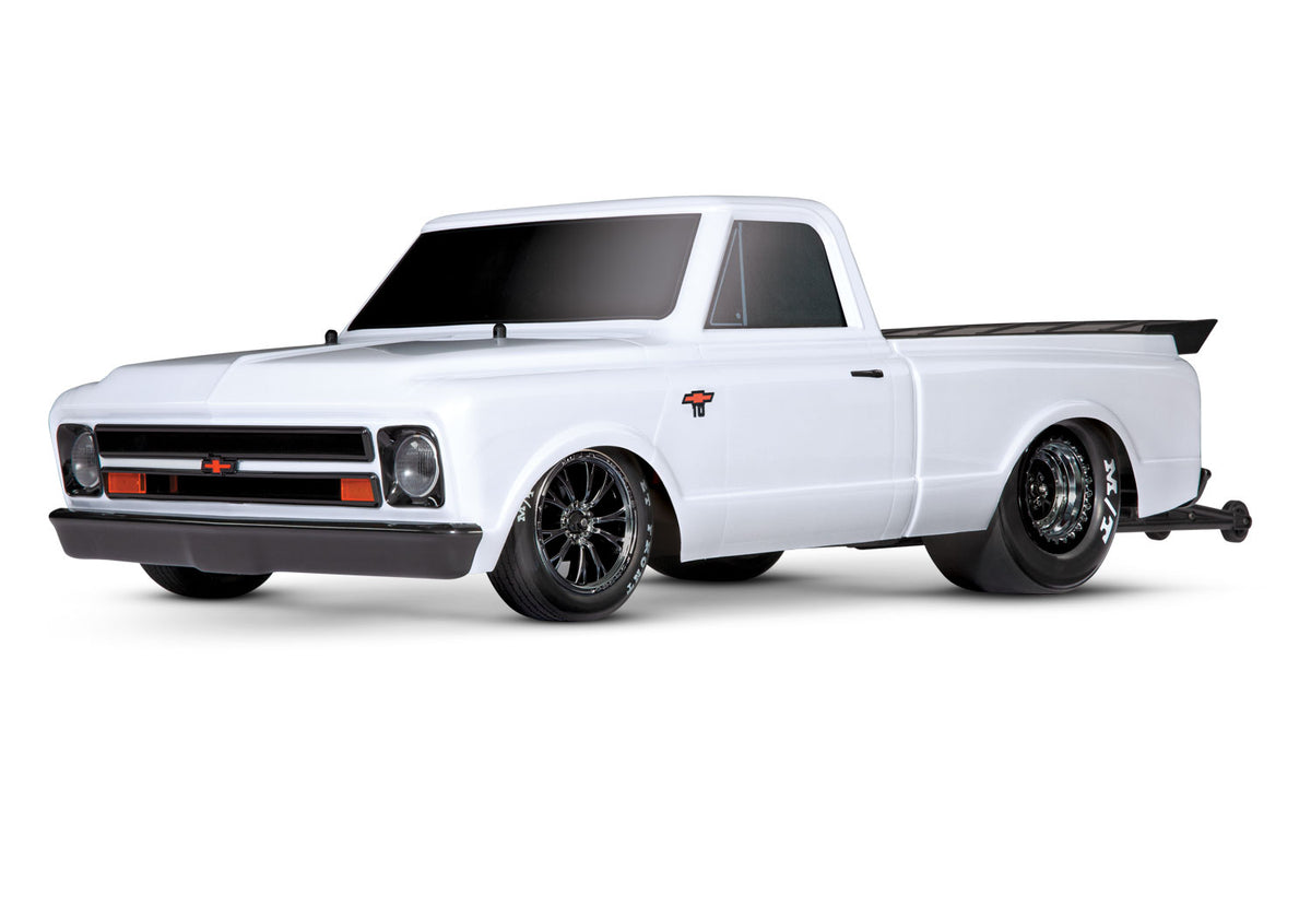 Traxxas 9411T Diamond White Chevrolet C10 Body for Drag Slash