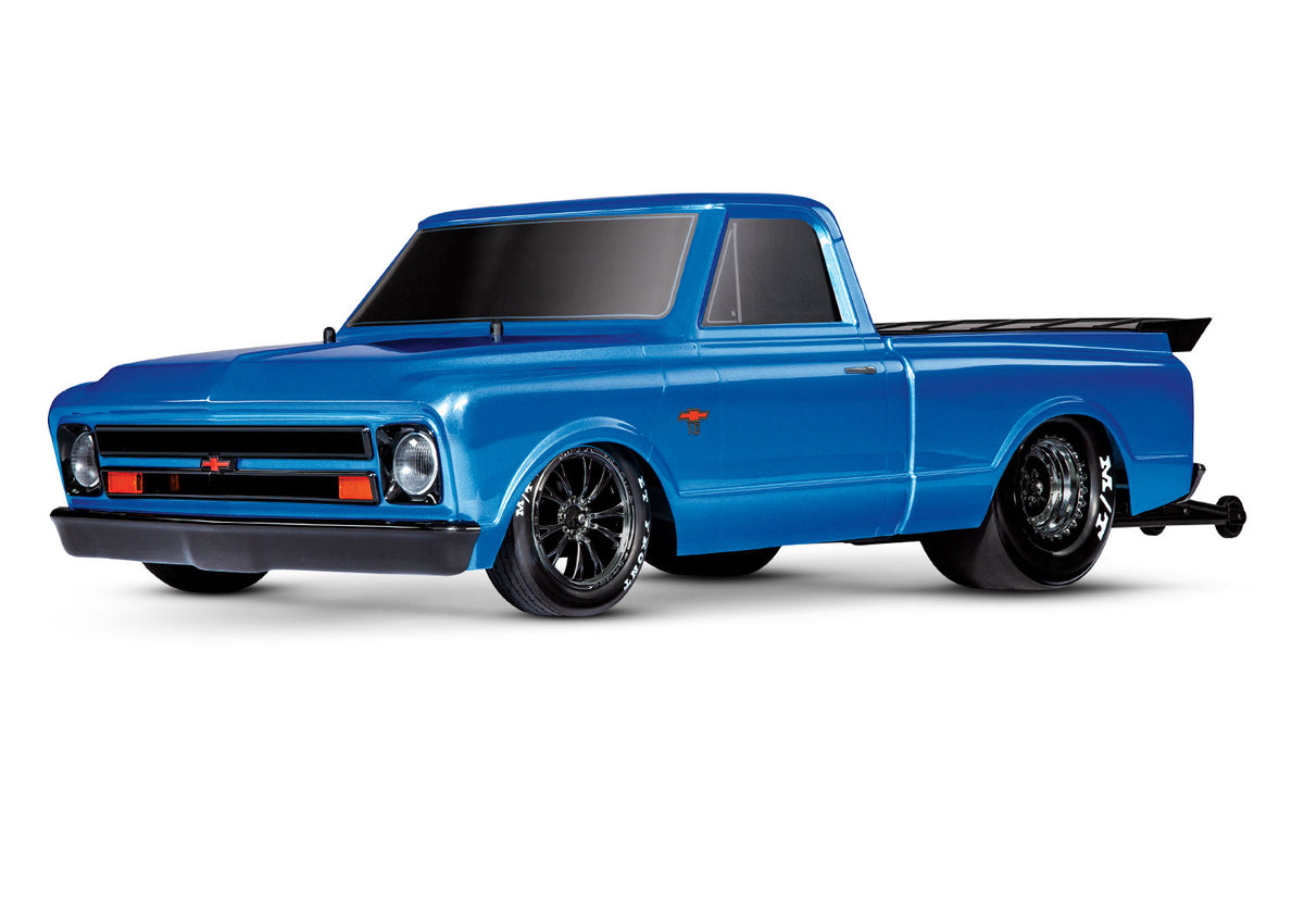 Traxxas 9411X Brilliant Blue Chevrolet C10 Body for Drag Slash