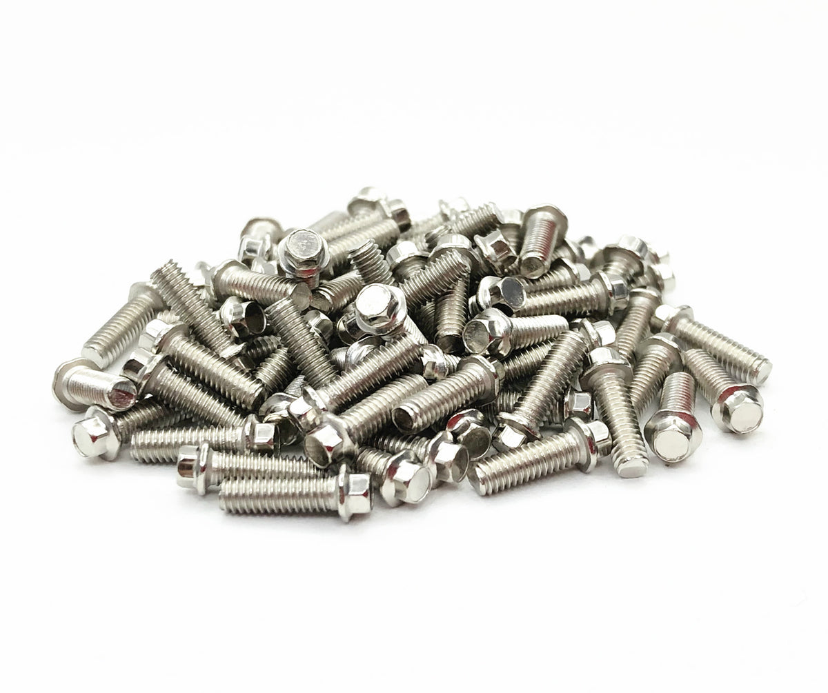Treal Hobby (B07GPJ7NLD) Silver Scale Hex Hardware M2.5x8