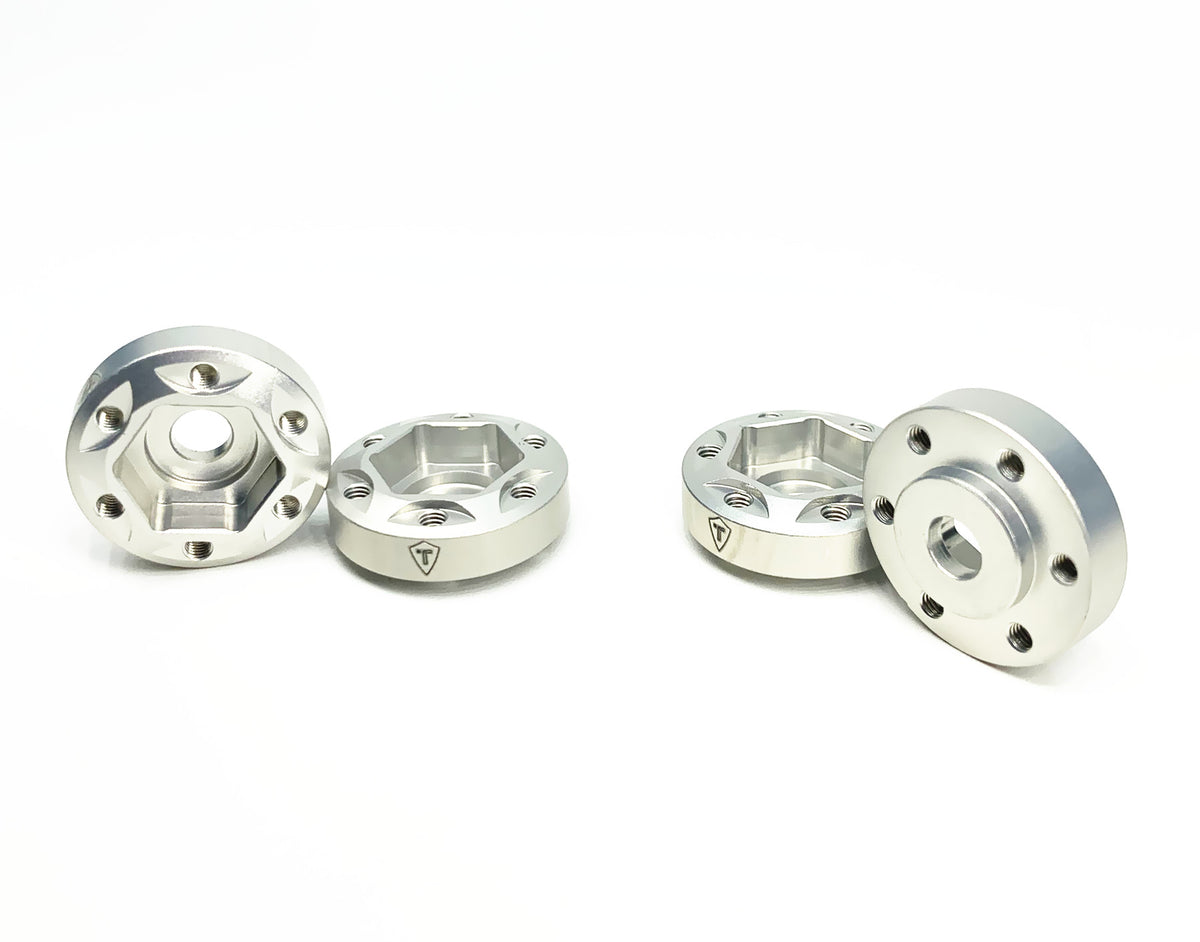 Treal Hobby (X002Q4JK2D) Silver Aluminum 12mm 6-Bolt Hex Hub with 6mm Offset