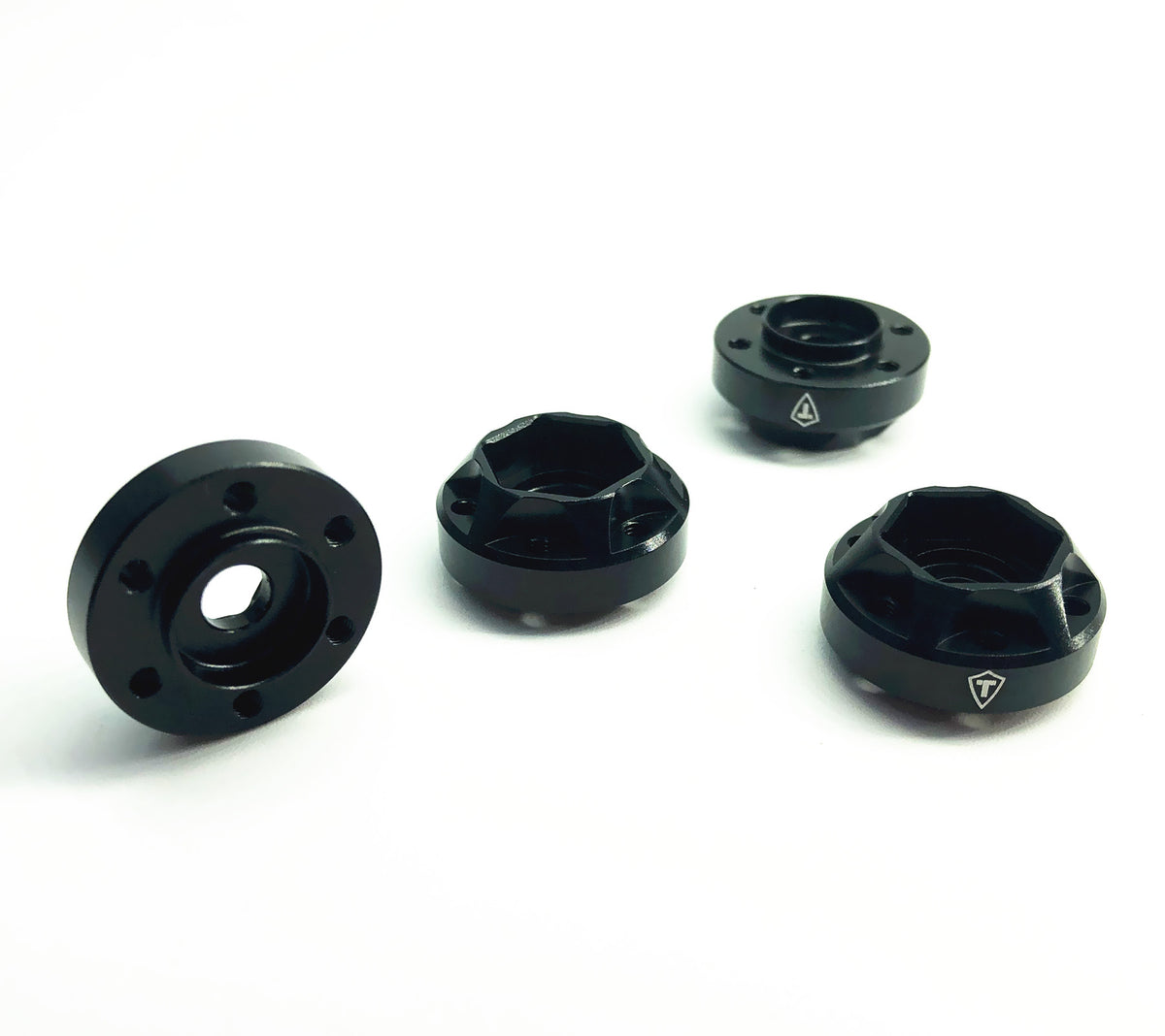 Treal Hobby (X002Q4LP49) Black Aluminum 12mm 6-Bolt Hex Hub with 9mm Offset