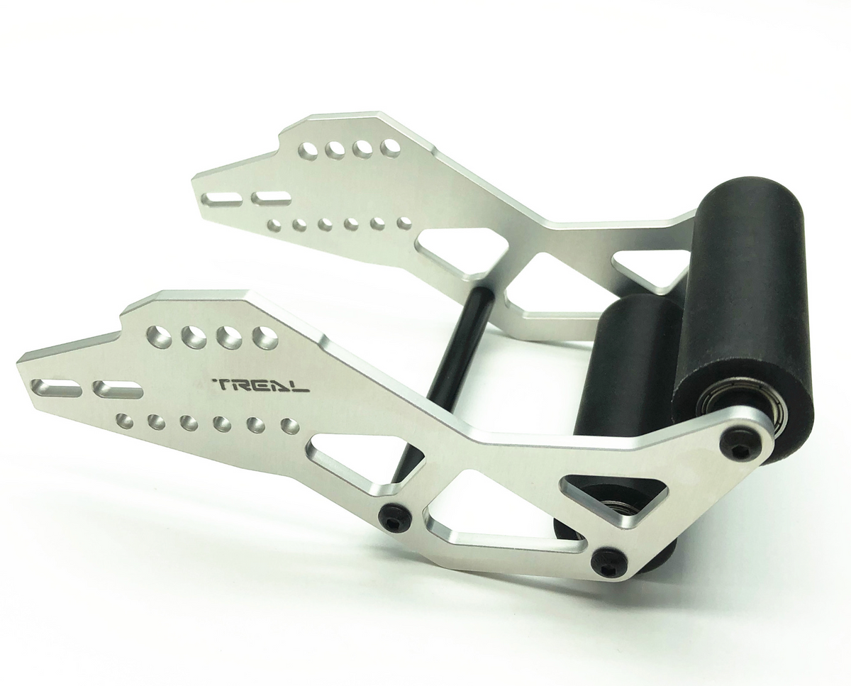 Treal Hobby X002YM51JN Silver Aluminum Adjustable Wheelie Bar for LMT