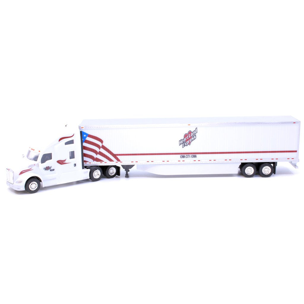 Trucks n Stuff TNS034 HO Scale Kenworth T680 Tractor with Heartland Express 53' Trailer