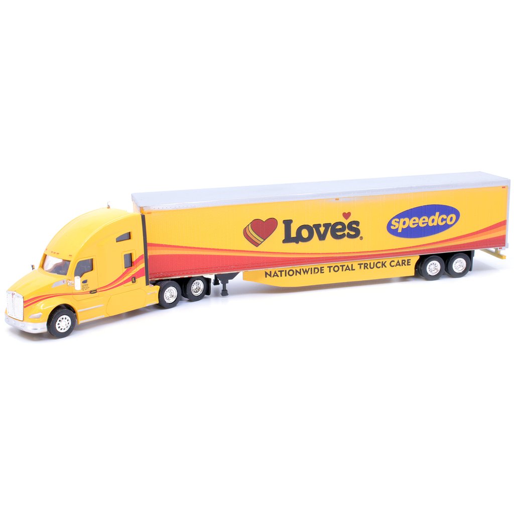 Trucks n Stuff TNS036 HO Scale Kenworth T680 Tractor with Love's Speedco 53' Trailer