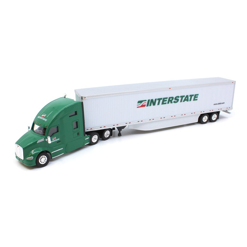 Trucks n Stuff TNS037 HO Scale Kenworth T680 Tractor with Interstate Distribution 53' Trailer