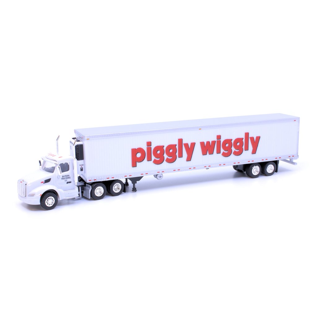Trucks n Stuff TNS107 HO Scale Peterbuilt 579 Tractor with Piggly Wiggly 53' Reefer Trailer
