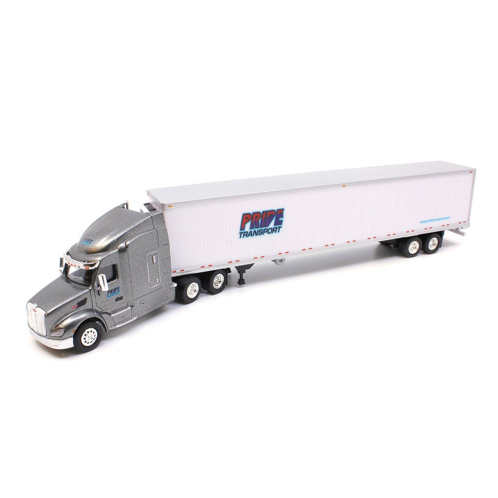 Trucks n Stuff TNS113 HO Scale Peterbuilt 579 Tractor with Pride Transport 53' Reefer Trailer