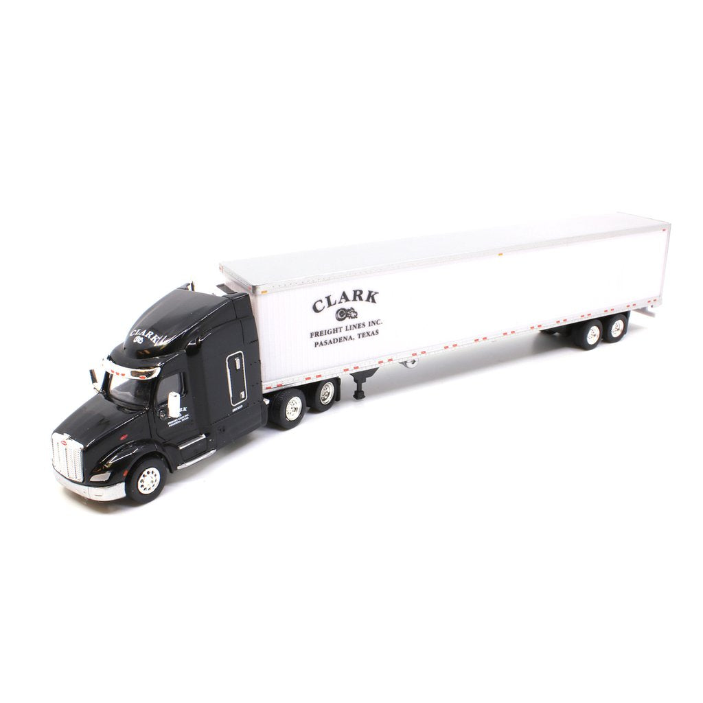 Trucks n Stuff TNS115 HO Scale Peterbuilt 579 Tractor with Clark Freight Lines 53' Reefer