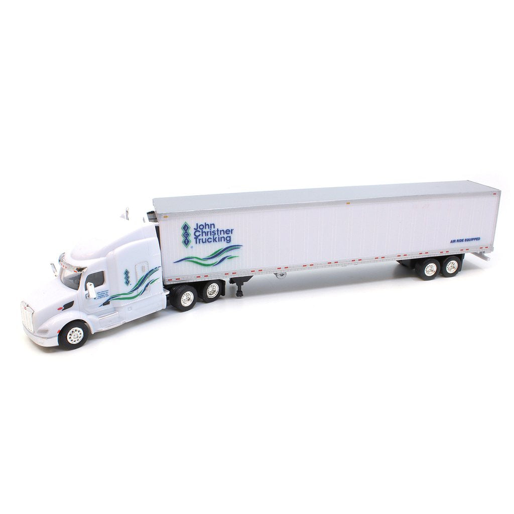 Trucks n Stuff TNS116 HO Scale Peterbuilt 579 Tractor with John Christner Trucking 53' Reefer Trailer