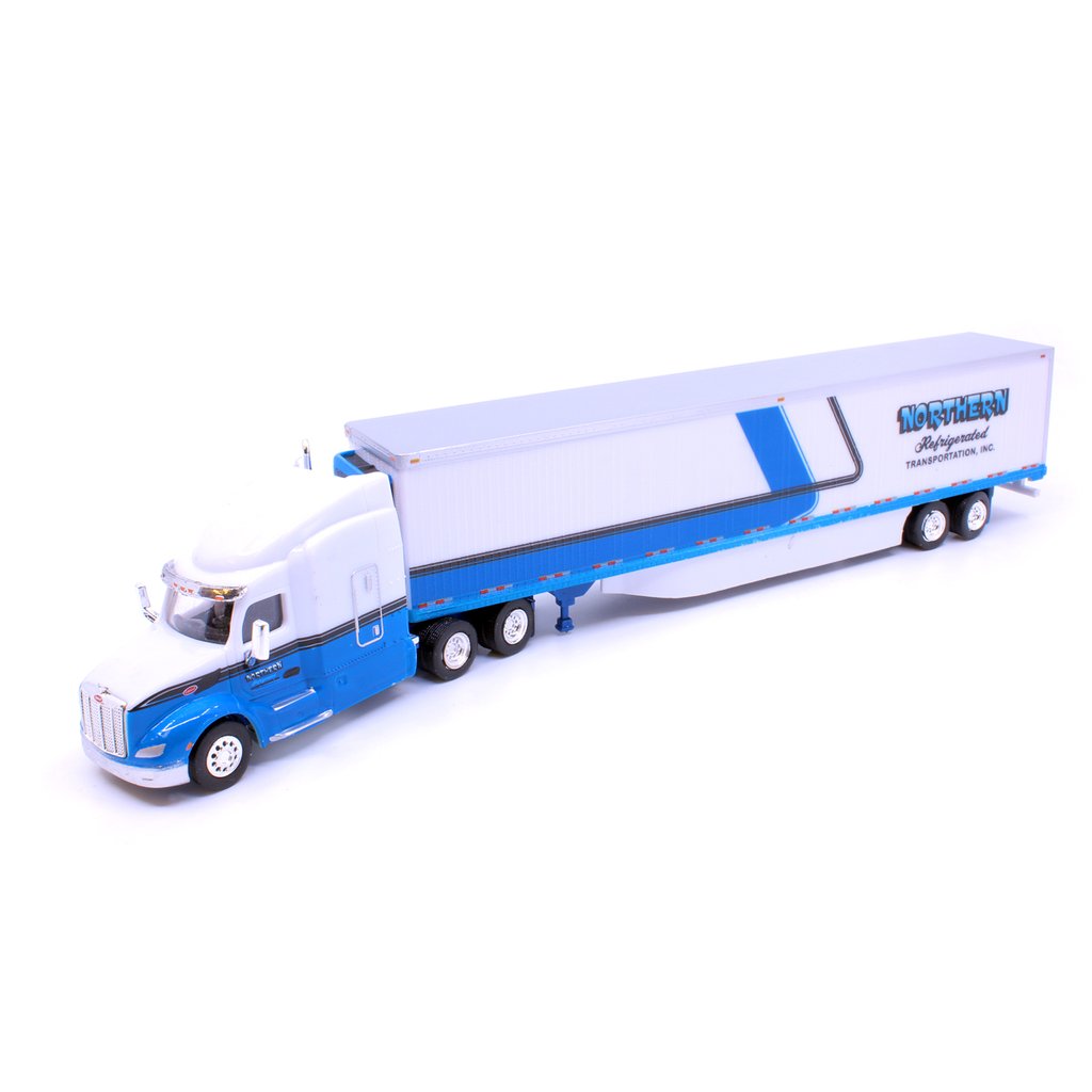 Trucks n Stuff TNS145 HO Scale Peterbuilt 579 Tractor with Northern Refrigerated 53' Reefer Trailer