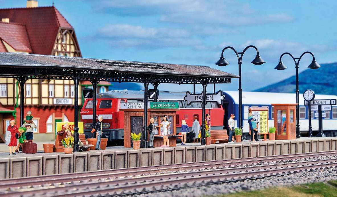 Vollmer 43562 HO Scale Baden Station Platform Kit