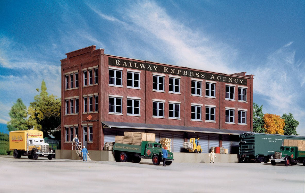 Walthers 933-3095 HO Scale Railway Express Agency REA Transfer Building Kit