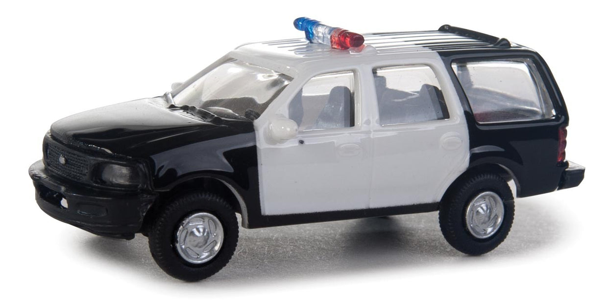 Walthers 949-12041 HO Scale Black and White Ford Expedition Special Service Vehicle Police Decals