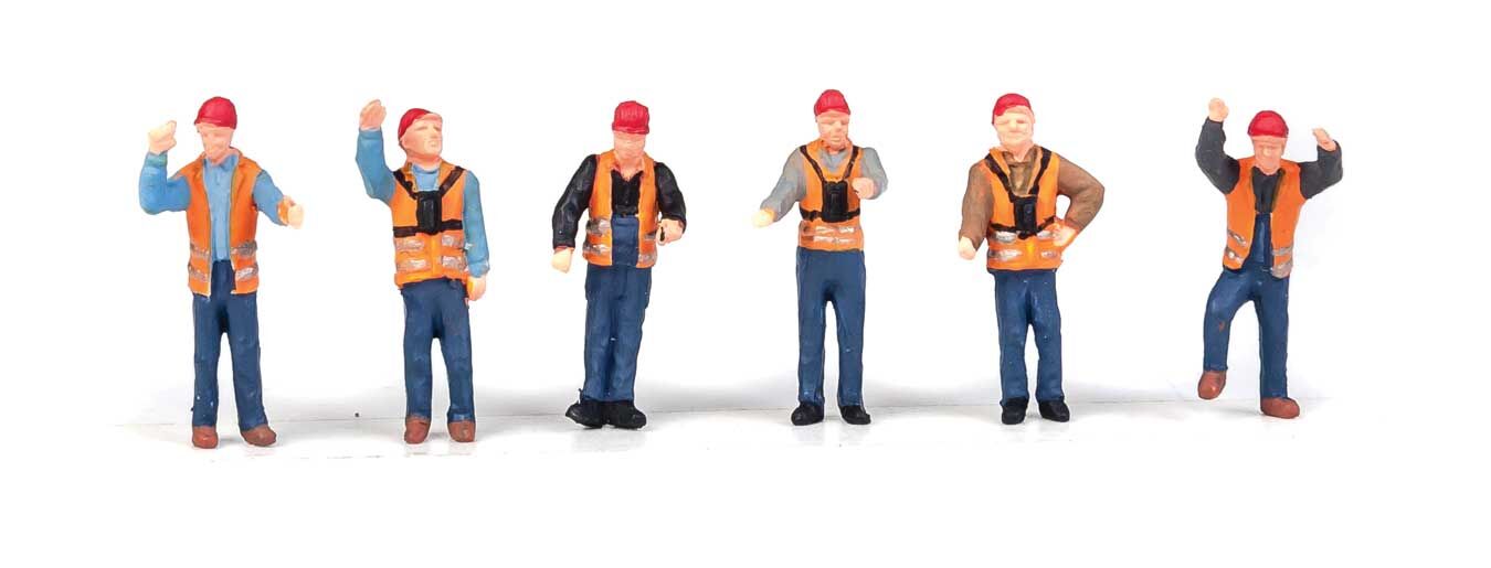 Walthers 949-6065 HO Scale Railroad Yard Crew Figures